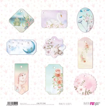 Paper Tags Small Princess Secrets PapersForYou 30x30cm