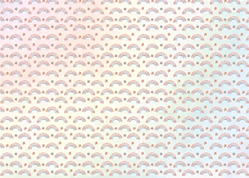 Binding cloth Rainbow Princess Secrets PapersForYou 70x50cm