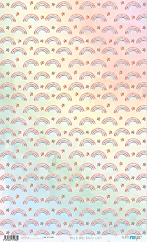 Papel de arroz Arcoíris Princess Secrets PapersForYou 54x33cm