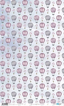 Rice paper Princess Secrets Balloons PapersForYou 54x33cm