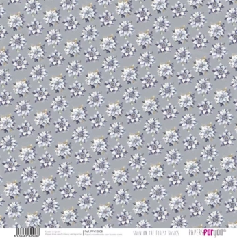 Papel Estrellas Snow On The Forest PapersForYou 30x30cm