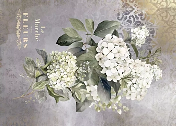 Bindstof Rozen I La Vie en Fleurs PapersForYou 70x50cm