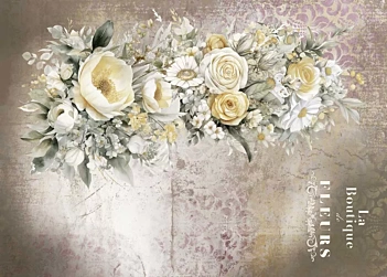 Tela de Encuadernar Roses I La Vie en Fleurs PapersForYou 70x50cm