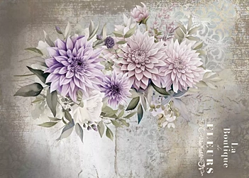 Tela de Encuadernar Roses I La Vie en Fleurs PapersForYou 70x50cm