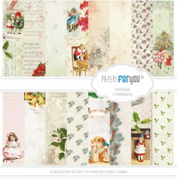 Kit de scrapbooking Big Bang Flowers PapersForYou 30x30cm
