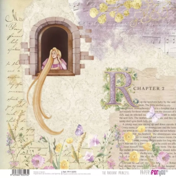 Papier Hoofdstuk 2 De Stralende Prinses PapersForYou 30x30cm