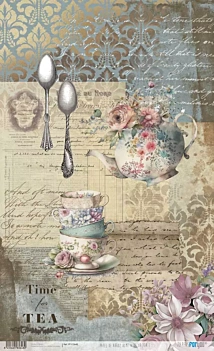 Papel de Arroz para Chá I Home & Deco Café e Chá PapersForYou 54x33cm