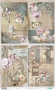 Papel de Arroz Té V Home & Deco Coffee and Tea PapersForYou 54x33cm