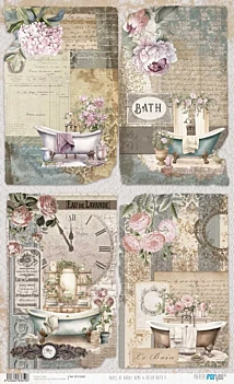 Bathroom Rice Paper V Home & Deco Bath and Kitchen PapersForYou 54x33cm