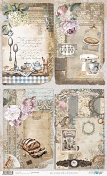 Küchenreispapier V Home & Deco Bad- und KüchenpapiereForYou 54x33cm