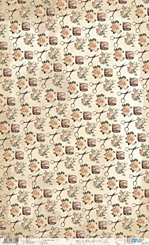 Papel de Arroz Patrón Hilo L´Atelier PapersForYou 54x33cm