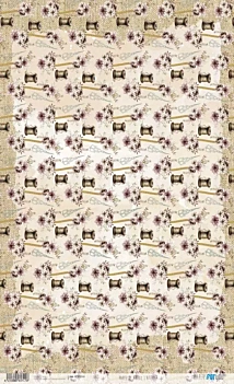 Papel de Arroz Patrón Tijeras L´Atelier PapersForYou 54x33cm