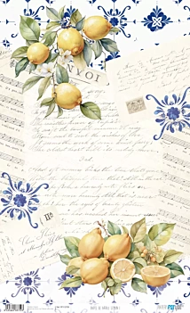 Papel de Arroz Strawberry VII Fruits Market PapersForYou 54x33cm