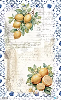 Papel de Arroz Lemon I Fruits Market PapersForYou 54x33cm
