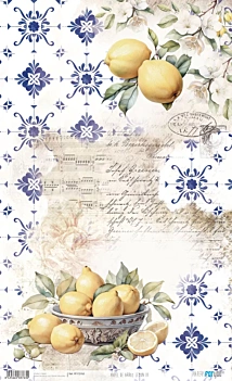 Papel de Arroz Lemon III Fruits Market PapersForYou 54x33cm