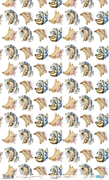 Papel de Arroz Bananas IV Fruits Market PapersForYou 54x33cm