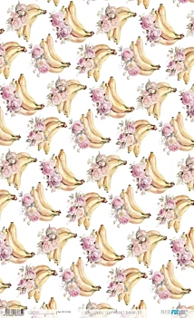 Papel de Arroz Bananas VI Fruits Market PapersForYou 54x33cm