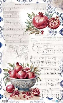 Papel de Arroz Grenades V Fruits Market PapersForYou 54x33cm