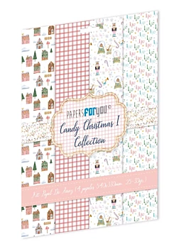 Die-cuts Candy Christmas PapersForYou