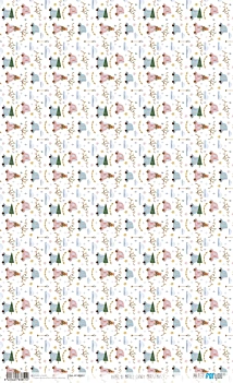Papel de arroz Ho Ho Ho Candy Christmas PapersForYou 54x33cm
