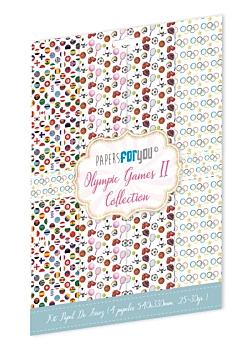 Kit 4 Papeles de Arroz I Olympic Games PapersForYou 54x33cm