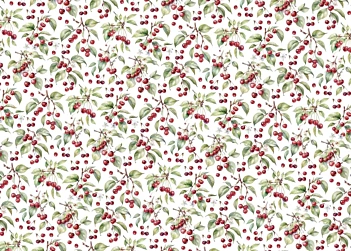 Tela de encuadernar Cherry I Fruits Company PapersForYou 70x50cm