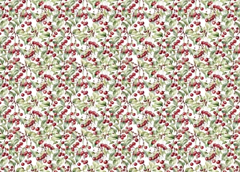 Tela de encuadernar Cherry III Fruits Market PapersForYou 70x50cm