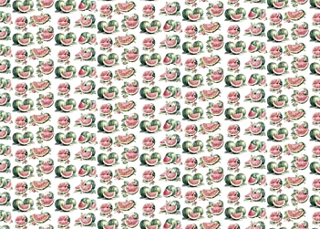 Tela de encuadernar Watermelon I Fruits Market PapersForYou 70x50cm