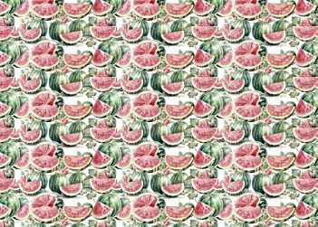 Tela de encuadernar Watermelon II Fruits Market PapersForYou 70x50cm