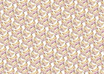 Tela de encuadernar Bananas II Fruits Market PapersForYou 70x50cm