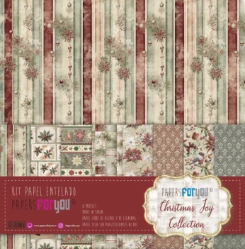 Kit de scrapbooking Christmas Joy PapersForYou 15x30m