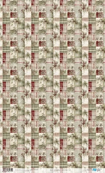 Papel de arroz Rayas Christmas Joy PapersForYou 54x33cm