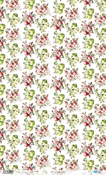 Papel de Arroz Apples IV Fruits Market PapersForYou 54x33cm