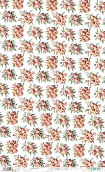 Papel de Arroz Peaches IV Fruits Market PapersForYou 54x33cm
