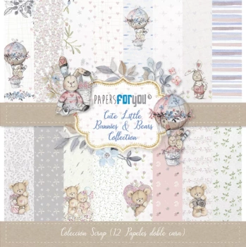 Kit de scrapbooking Básicos Black and White PapersForYou 30x30cm