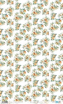 Papel de Arroz Oranges IV Fruits Market PapersForYou 54x33cm