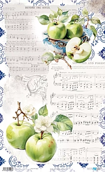 Papel de Arroz Apples V Fruits Market PapersForYou 54x33cm