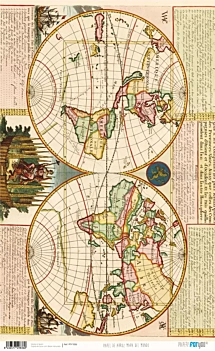 Papiery For You You Rice Paper Mapa del mundo 54x33cm
