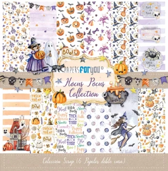 Plakboekpakket Hocus Pocus PapersForYou 30x30c