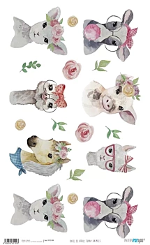 Papel de arroz Funny Animals PapersForYou 54x33cm


