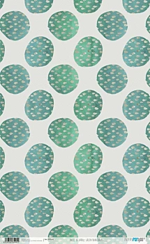 Papel de arroz Green Boho Drops PapersForYou 54x33cm


