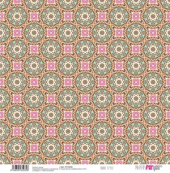 Papel de Tela #04 Scrapbooking Boho Wedding Style PapersforYou 30x30cm
