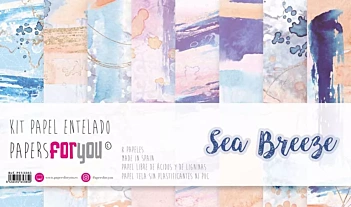 Kit Papel de Tela Sea Breeze PapersforYou 30x30cm

