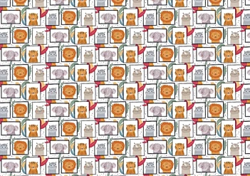 SUPER OFERTA **40%** Tela de Encuadernar Jungle PapersForYou 70x50cm