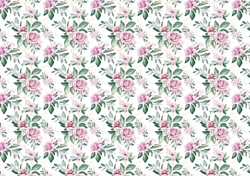 Tela de Encuadernar Elegant Roses PapersForYou 70x50cm