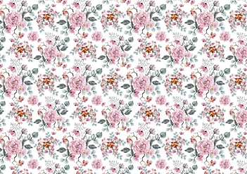 Tela de Encuadernar Wild Roses PapersForYou 70x50cm