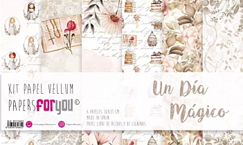 Vellum Paper Kit A Magical Day Girl PapersForYou 30x31cm