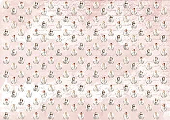 SUPER OFERTA **40%** Tela de Encuadernar Un Día Mágico Niñas #02 PapersForYou 70x50cm