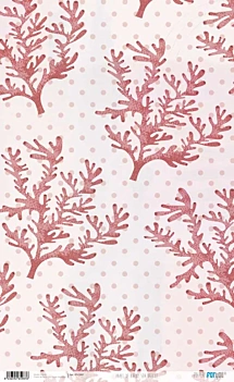 Papel de arroz Coral PapersForYou 54x33cm