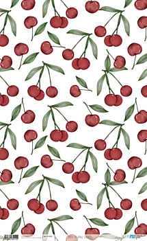 Papel de Arroz Cerezas PapersForYou 54x33cm
